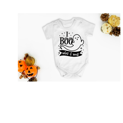 I boo what I want onesie