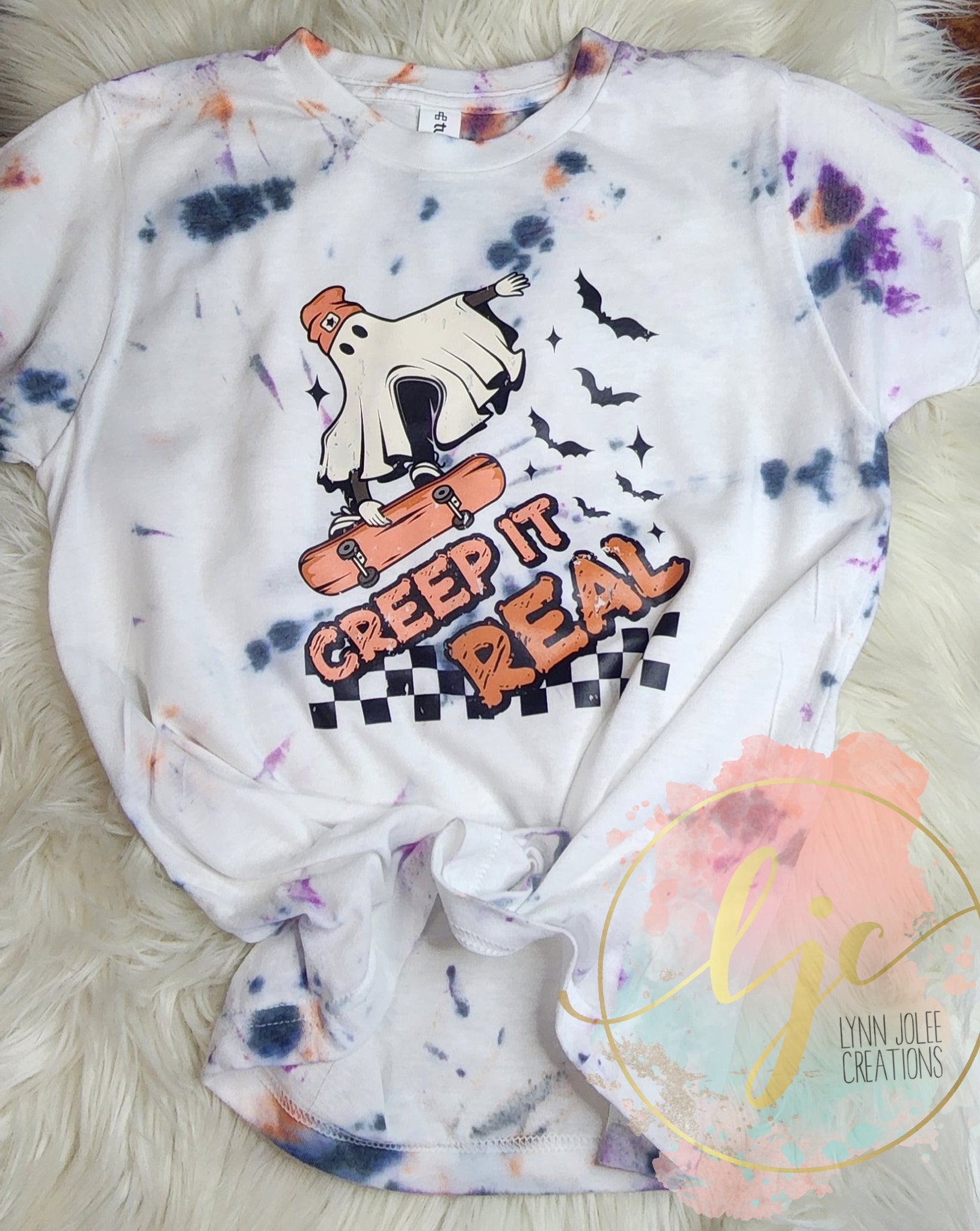 Creep it Real tie dye shirt